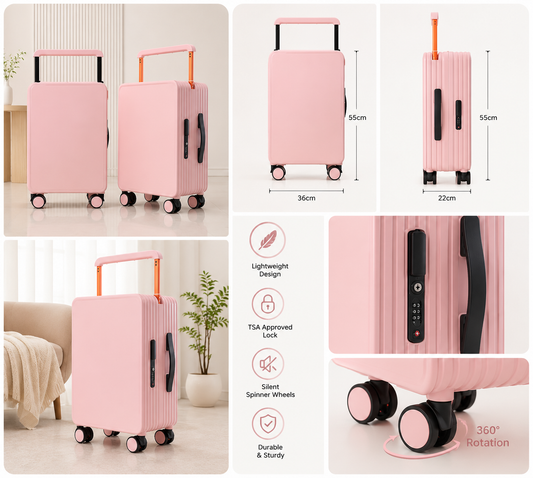 2in1 wide hand luggage(20&24inches)